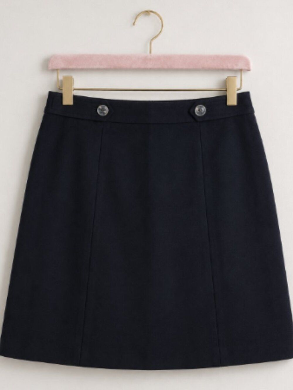 Ann Taylor LOFT Button A-Line‎ Accent Skirt - Size 10 Petite